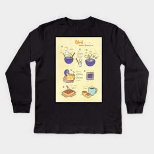 Recipe: Lebanese Turmeric Cake (sfoof) Kids Long Sleeve T-Shirt